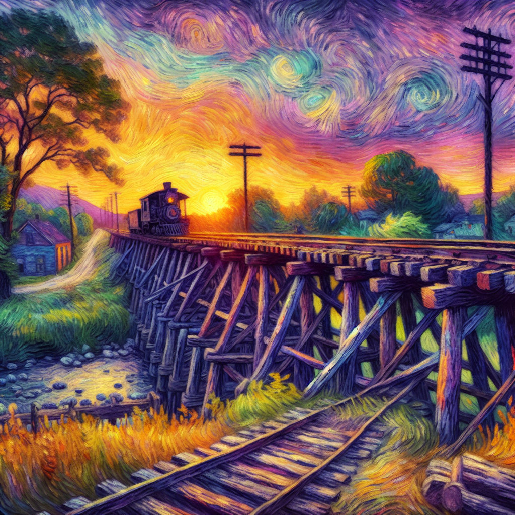 dunlap.directory-small-town-living—an-old-wooden-tressel-bridge-over-a-railrod-tracks-or-creek2