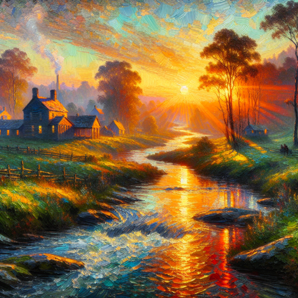dunlap.directory-stream-rolling-through-the-valley-and-a-town-at-sunset2