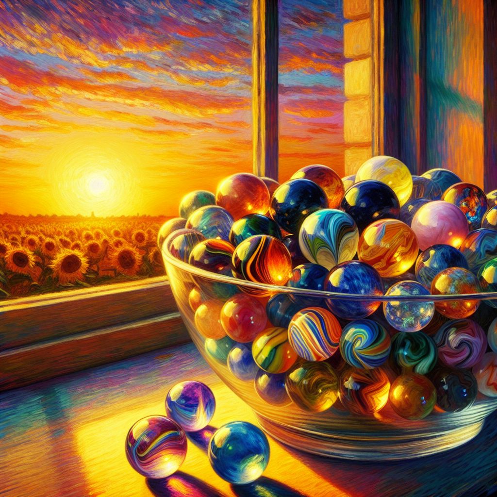 Colorful Marbles - Commercial - Product Style