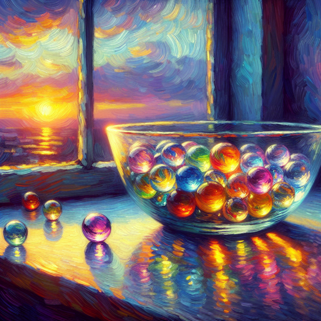 Colorful Marbles – Minimalist – Calm Atmosphere Colorful Marbles - Minimalist - Calm Atmosphere