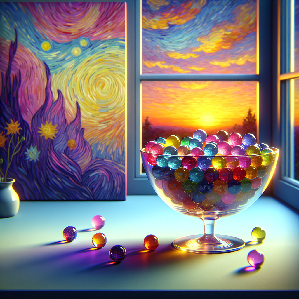 Colorful Marbles - Minimalist - Calm Atmosphere