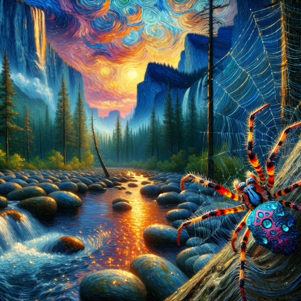 The Spider And The Falls - Appalachian Mountain Serenity