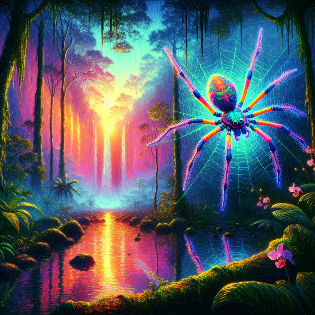 The Spider And The Falls – Tropical Rainforest Dream The Spider And The Falls - Tropical Rainforest Dream