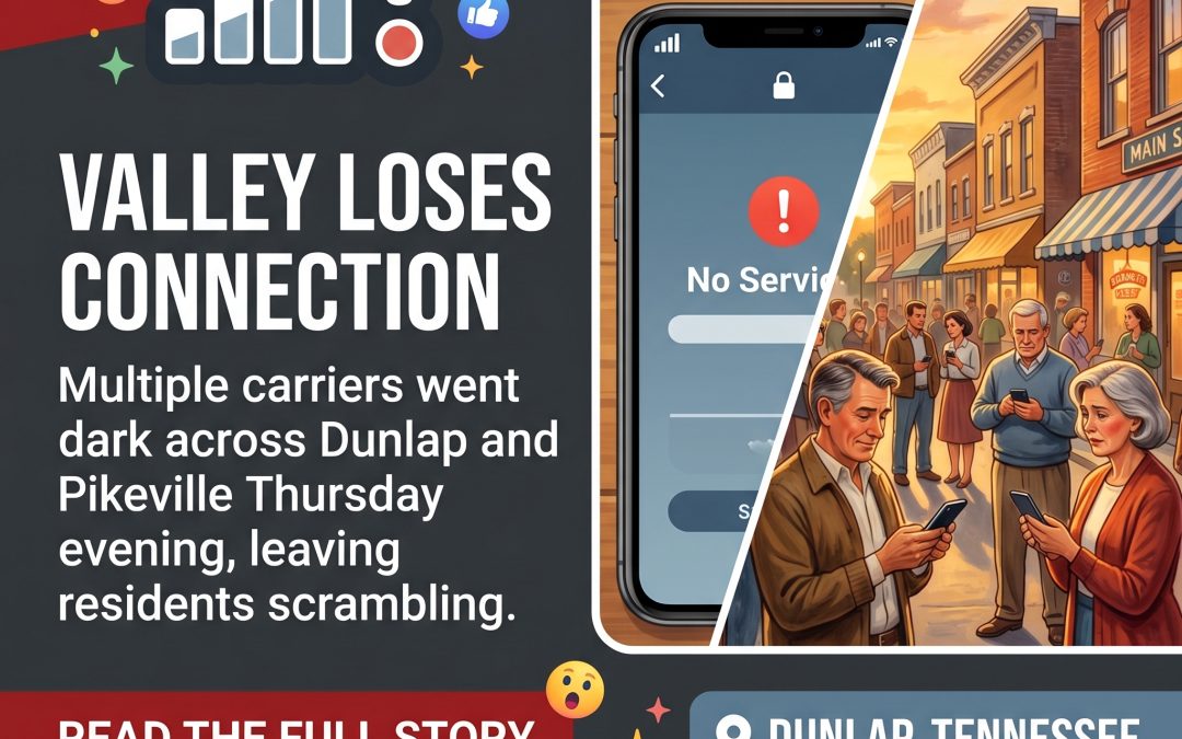 📱 Phone Service Outages Hit Dunlap and Pikeville — Multiple Carriers Affected