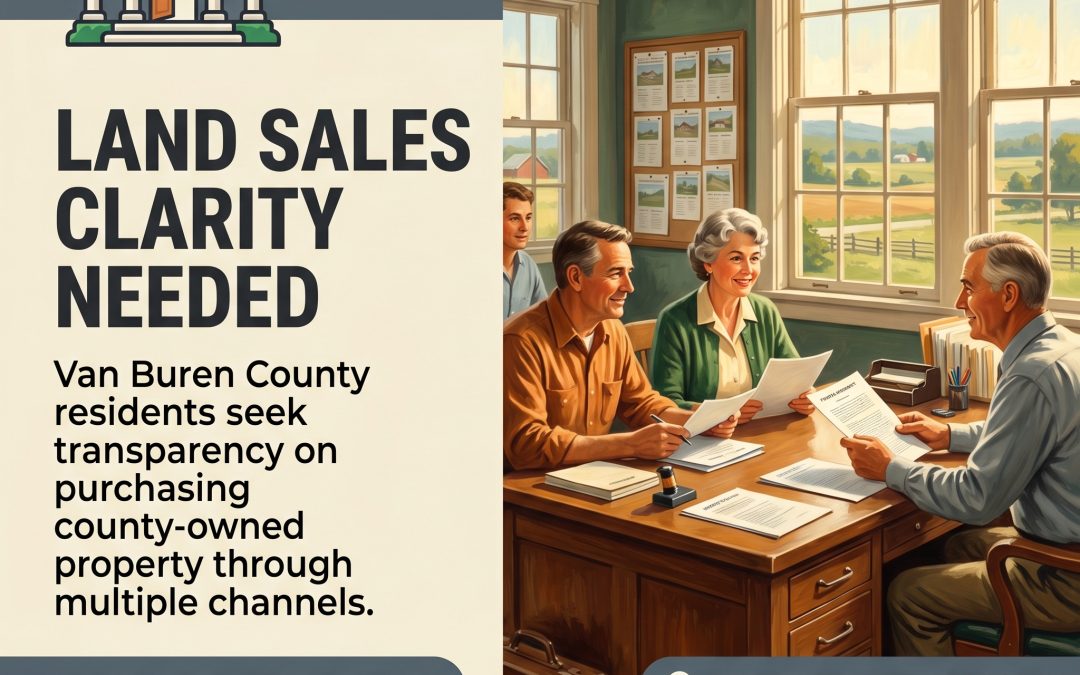 🏘️ Van Buren County Residents Seek Clarity on County Land Sales Process