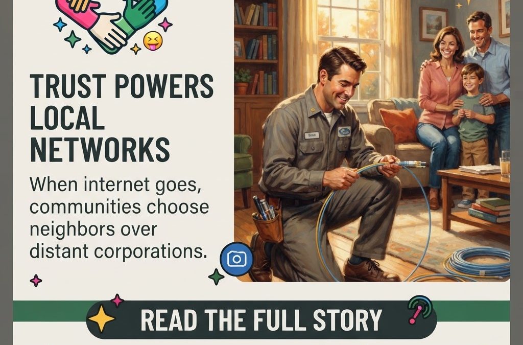 🌐 Community Trust in Local Internet Service: What Residents Value Most