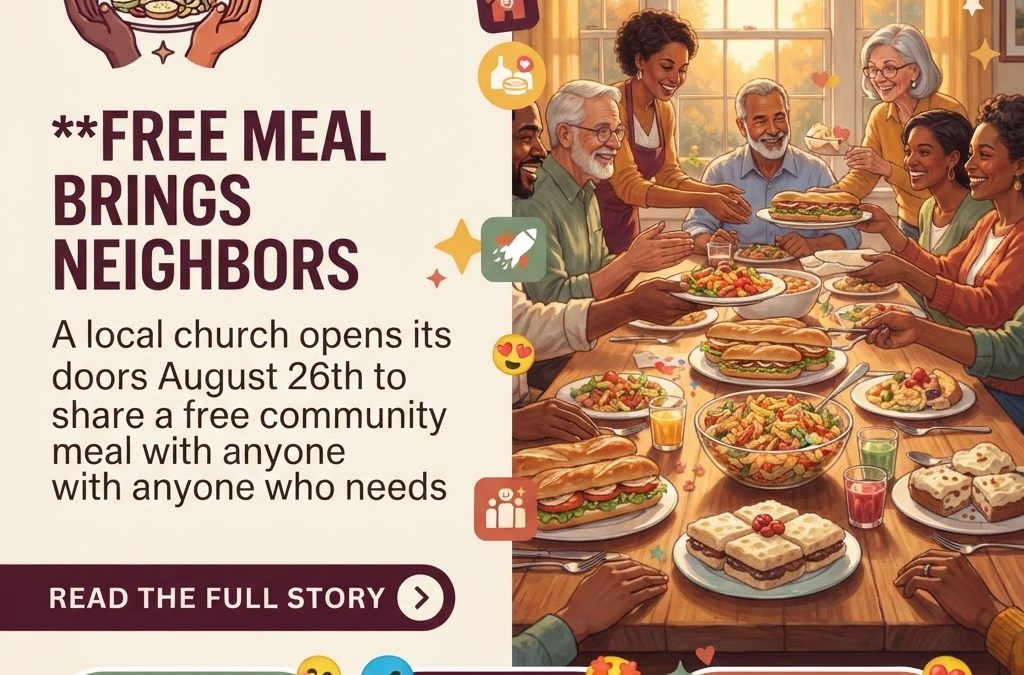🍽️ Free Community Food Gathering Planned for August 26th