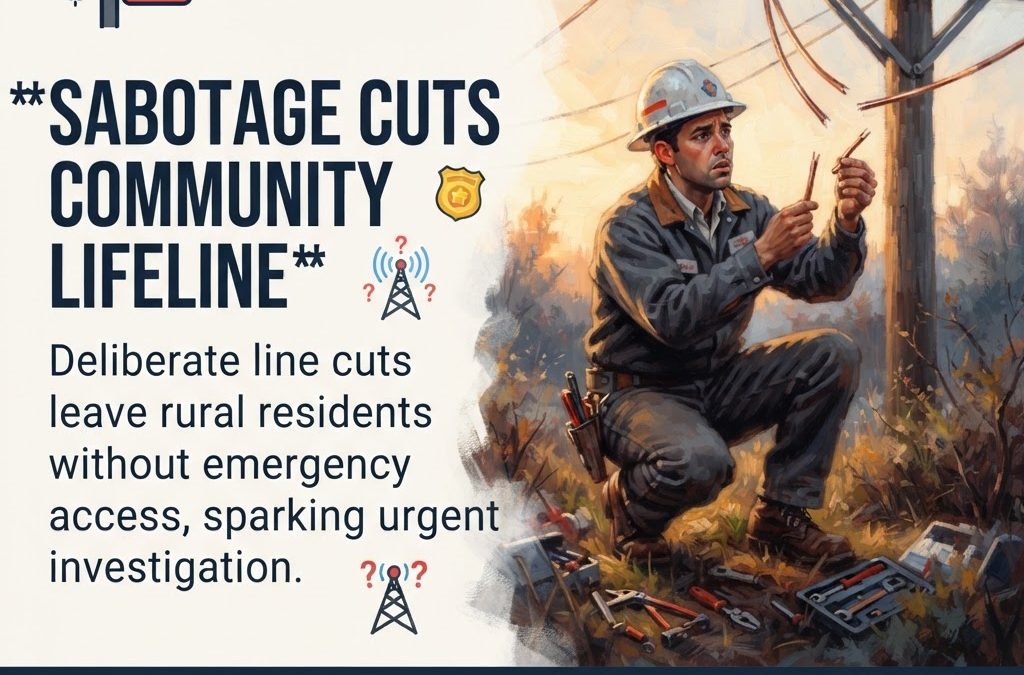 🚨 Intentional Line Cuts Cause Service Outage in Daus Mountain Area