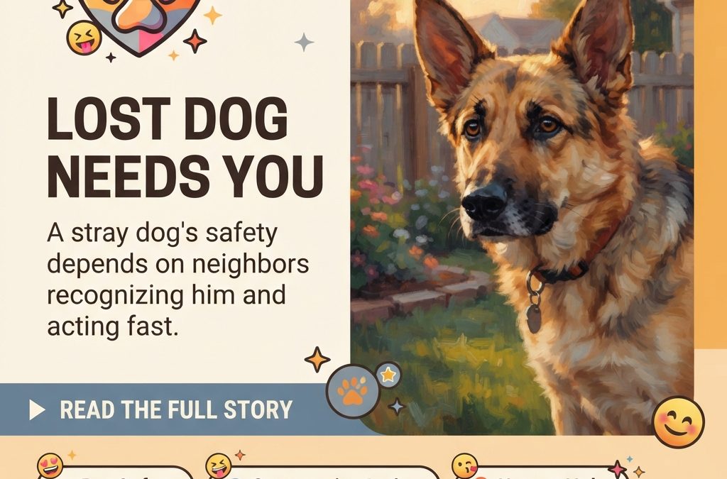 🐕 Found Male Dog — Community Seeks Owner Before Conflict Arises