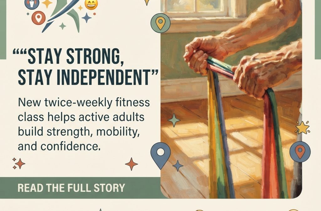 🚶 Silver and Fit Class Offers Mobility and Strength Training for Active Adults