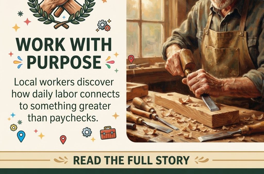 🙏 A Reflection on Work, Purpose, and Service in Our Community