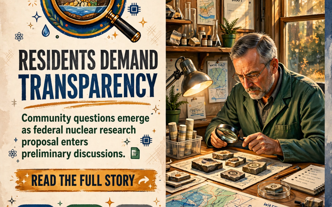 ๐ฌ Rhea County Resident Calls for Transparency on Nuclear Lifecycle Innovation Campus Proposal