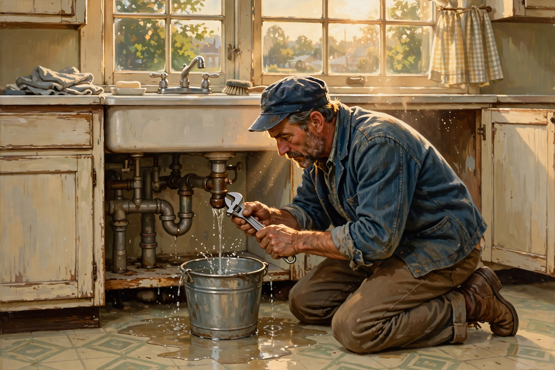 Illustration for 🚰 The Plumber, the Chatbot, and the Leaking Kitchen