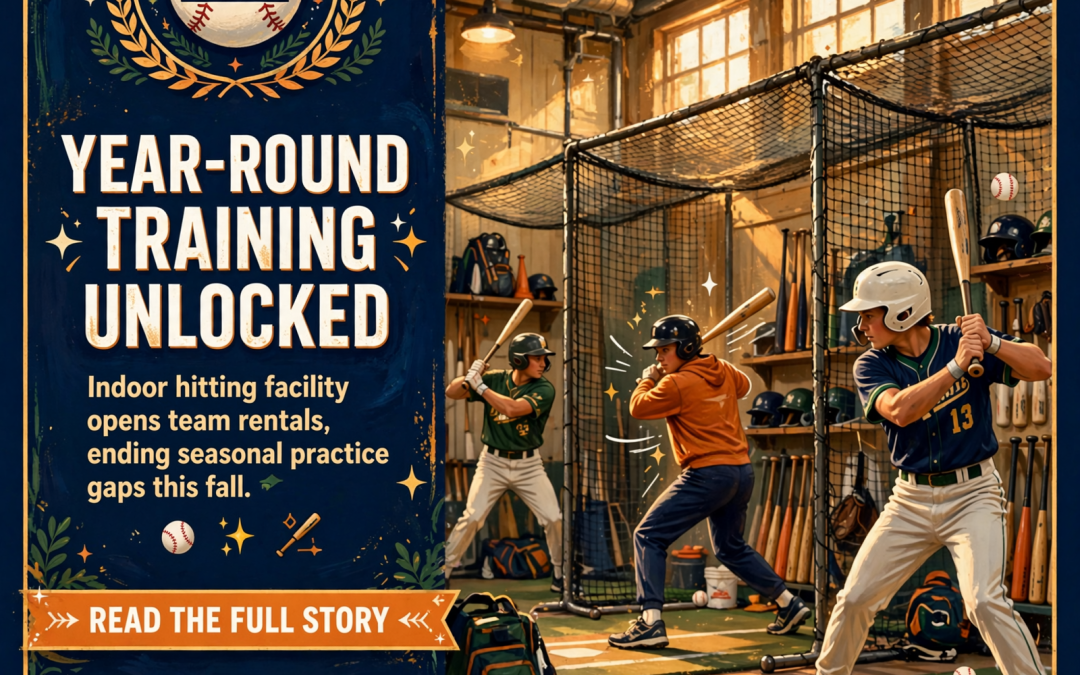 ⚾️ Indoor Hitting Facility Now Booking Team Rentals for Fall and Winter Practice