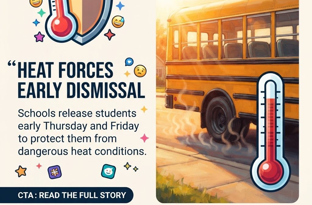 🌡️ Sequatchie County Schools Dismiss Early Thursday and Friday Due to Extreme Heat