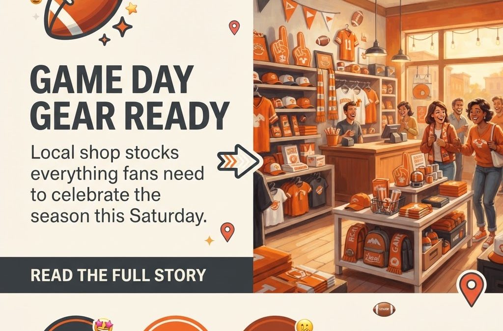 🏈 Tennessee Football Season Kicks Off This Saturday – Shop Vols Gear in Dunlap