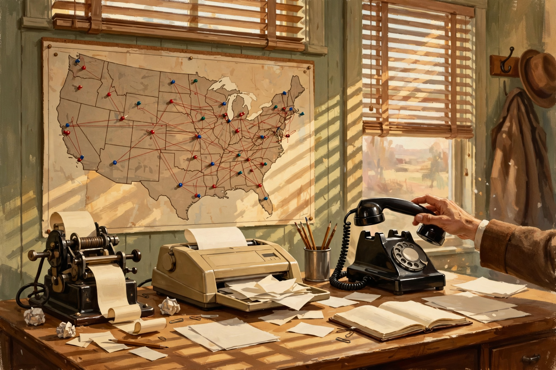 Illustration for ☎️ Era Four: Communication Technology Compresses Distance