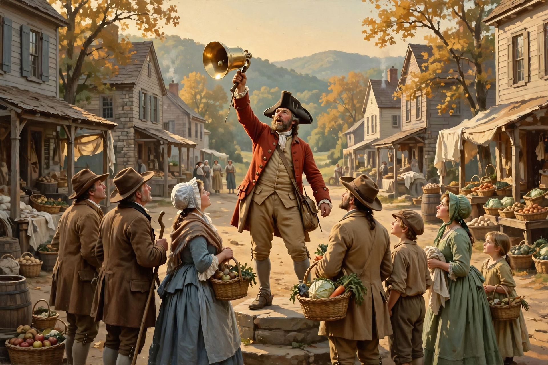 Illustration for ๐ข Era One: The Town Crier โ Marketing Begins With Attention