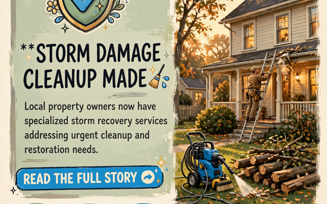 🧹 HS Lawn Care Offers Storm Recovery Services – Gutter Cleaning, Debris Removal & Pressure Washing