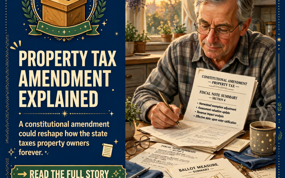 🏛️ Amendment 2 and State Property Tax: What District 31 Residents Should Know