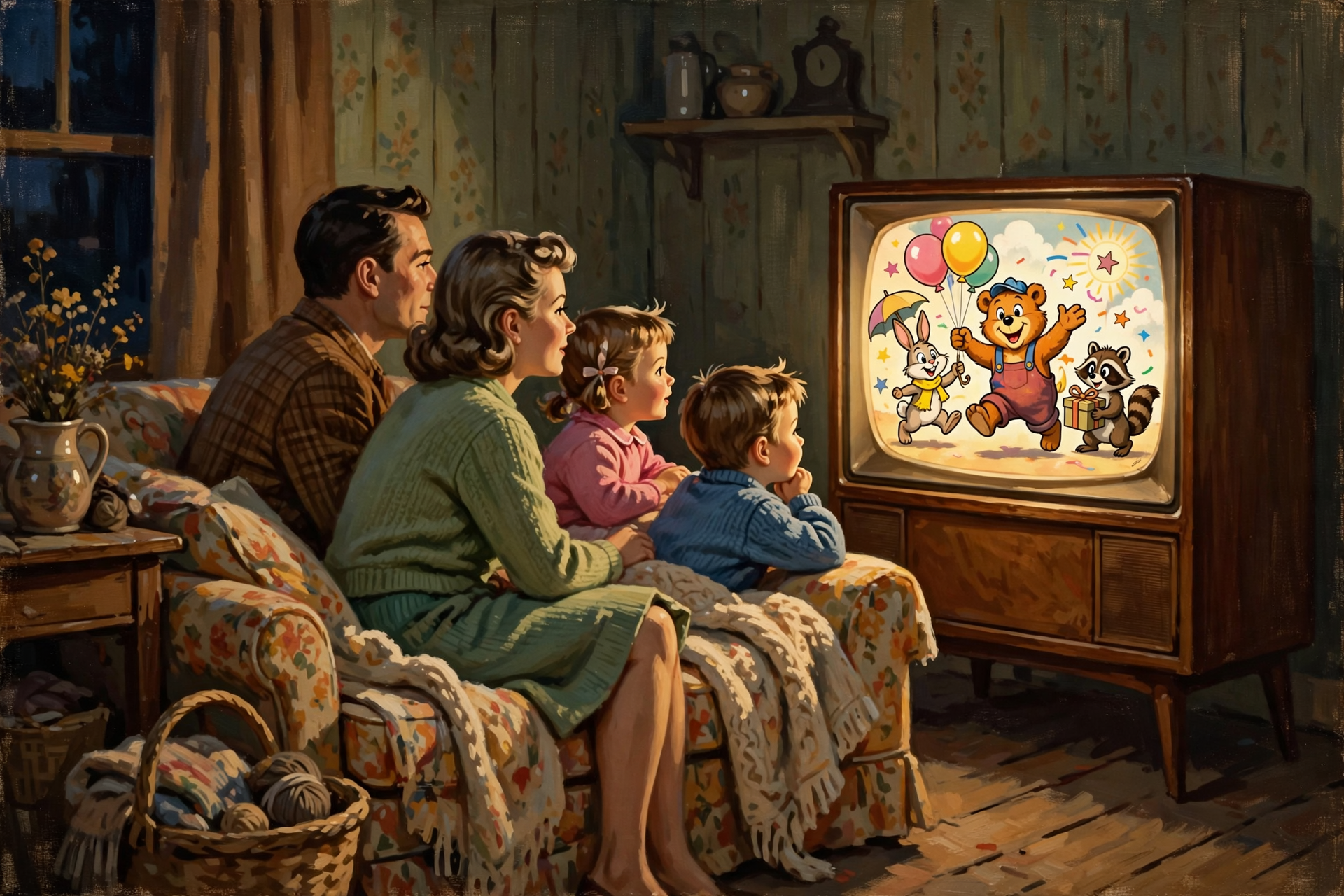 Illustration for ๐บ Era Five: Television โ Marketing Becomes Mass Storytelling