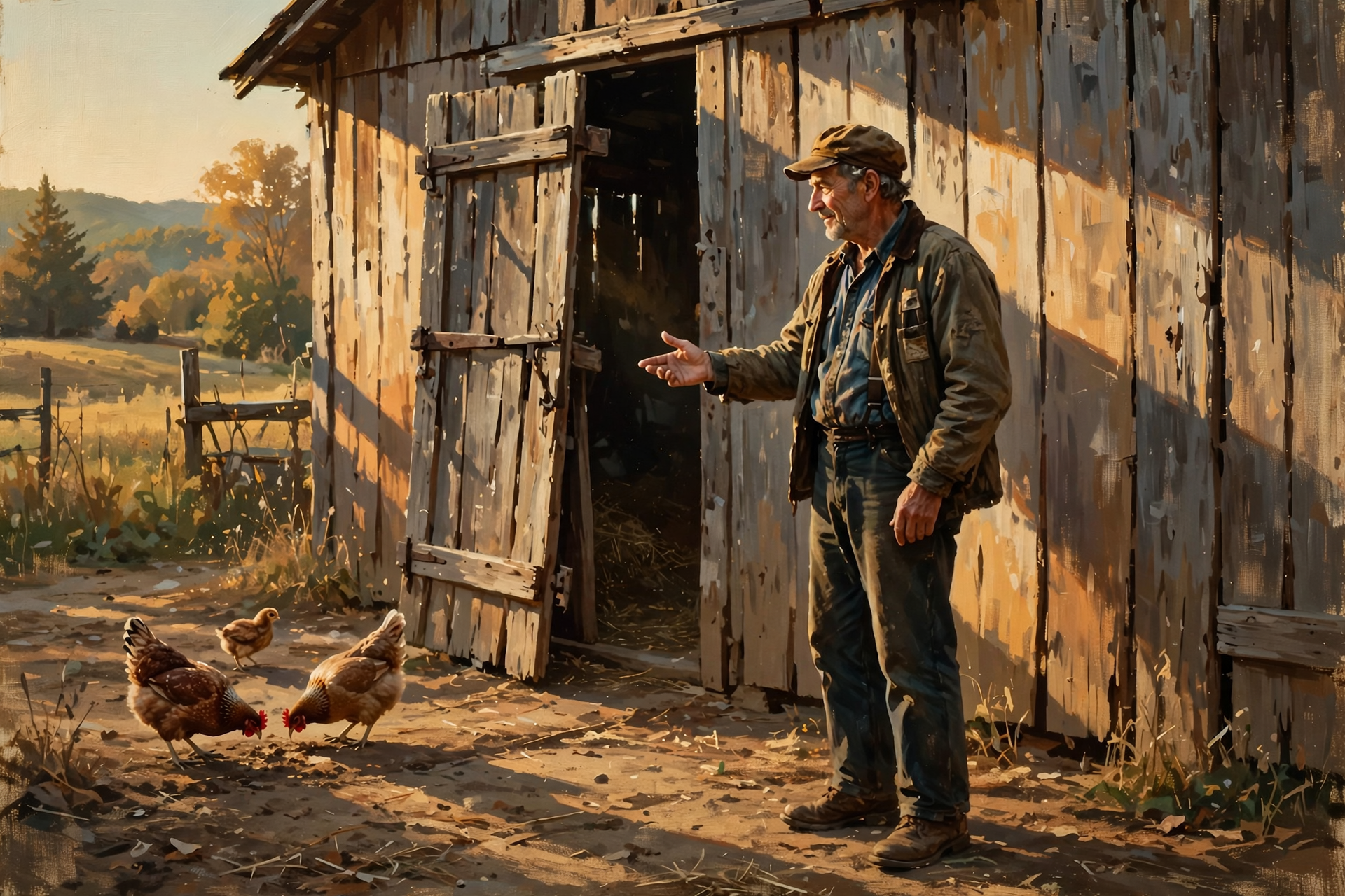 Illustration for 🐓 Country People Were Masters of Delicate Communication