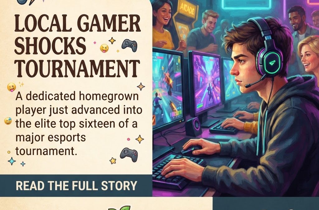 🎮 Local Player Advances to Top 16 in Prestigious Esports Tournament