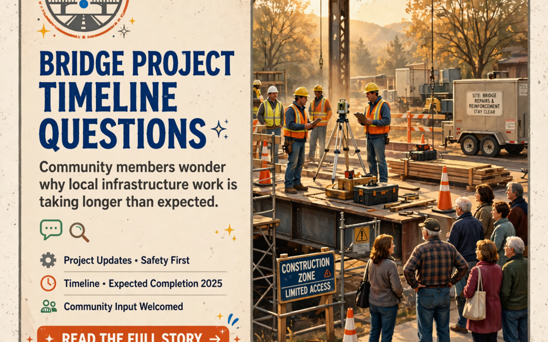 🌉 Community Questions Grow About East Valley Road Bridge Project Timeline