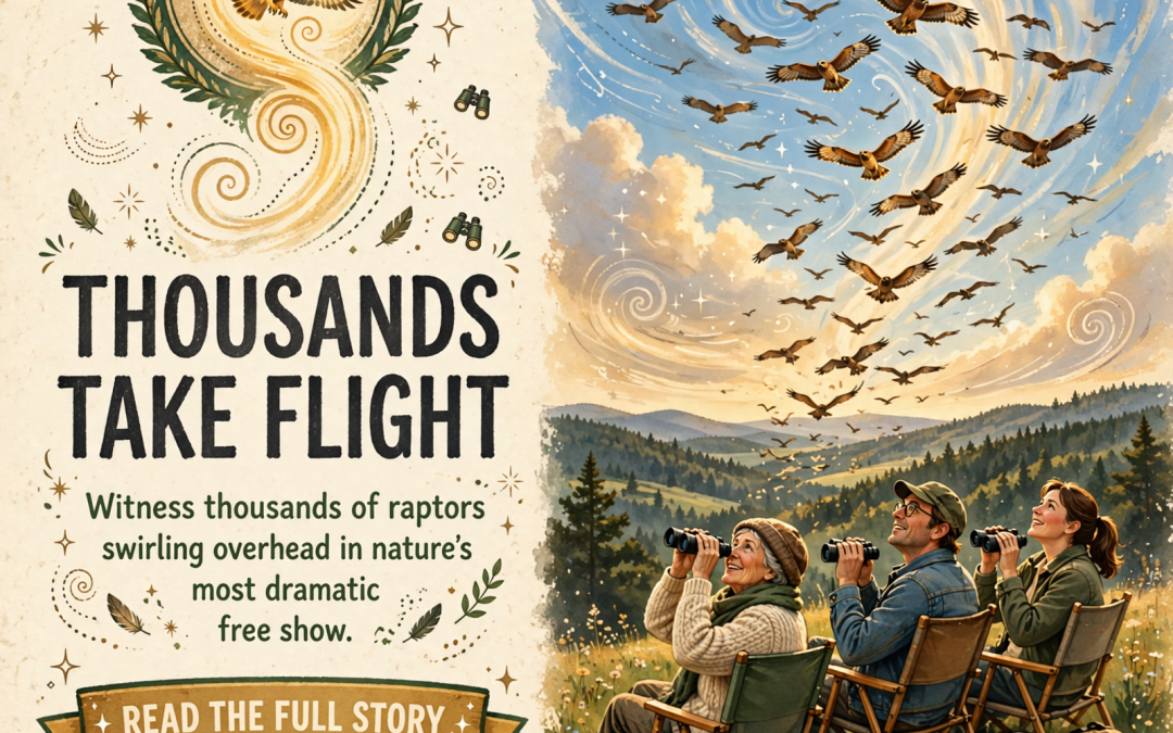 🦅 Peak Hawk Migration Brings Rare Viewing Opportunity – Broad-winged Hawks Fill Skies in Historic Numbers
