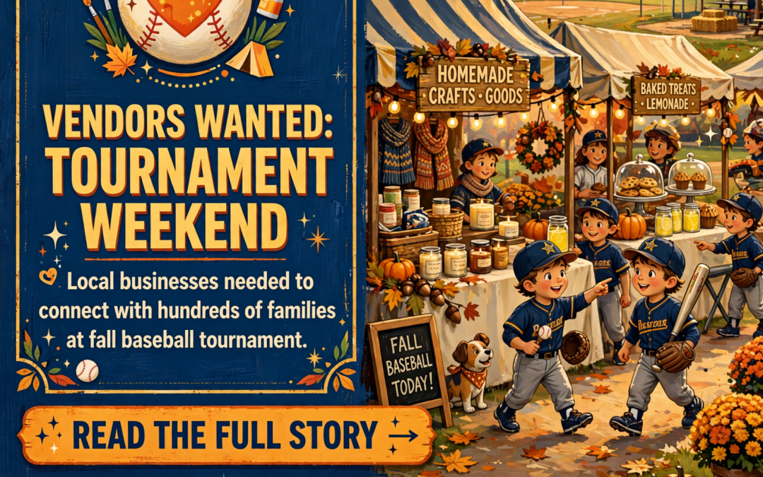 ⚾️ Rumble in the Valley Baseball Tournament Seeks Vendors in Middle Valley – October 2-3