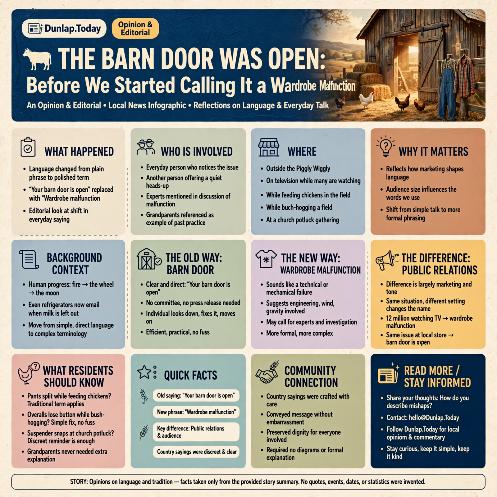 Story infographic