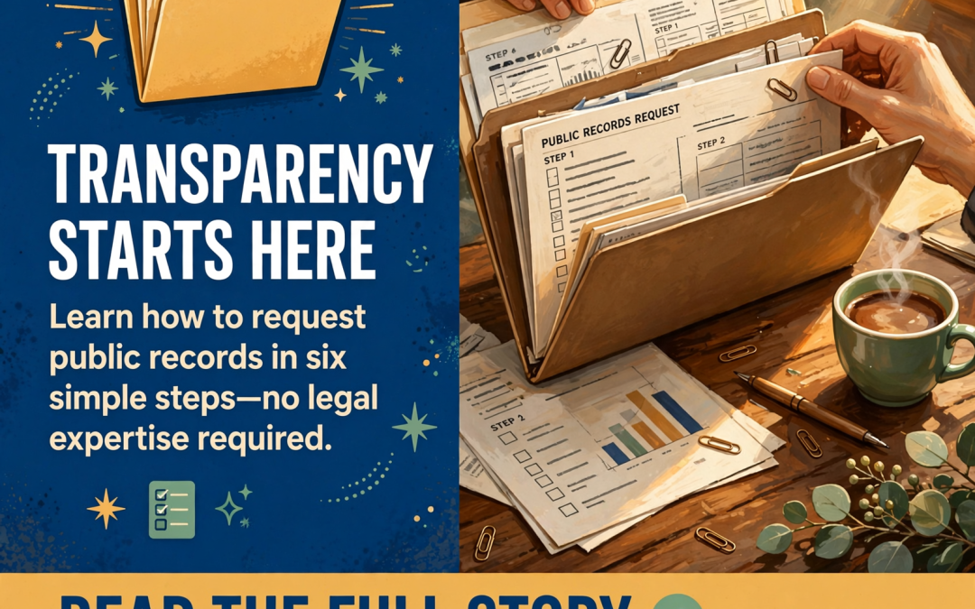 🗂️ How to File a Public Records Request – A Simple Guide for Community Members