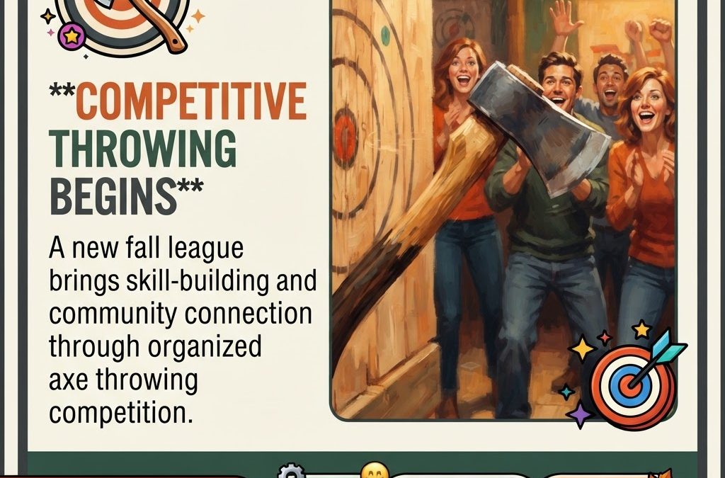 🪓 Fall Axe Throwing League Starts September 15th in Dunlap