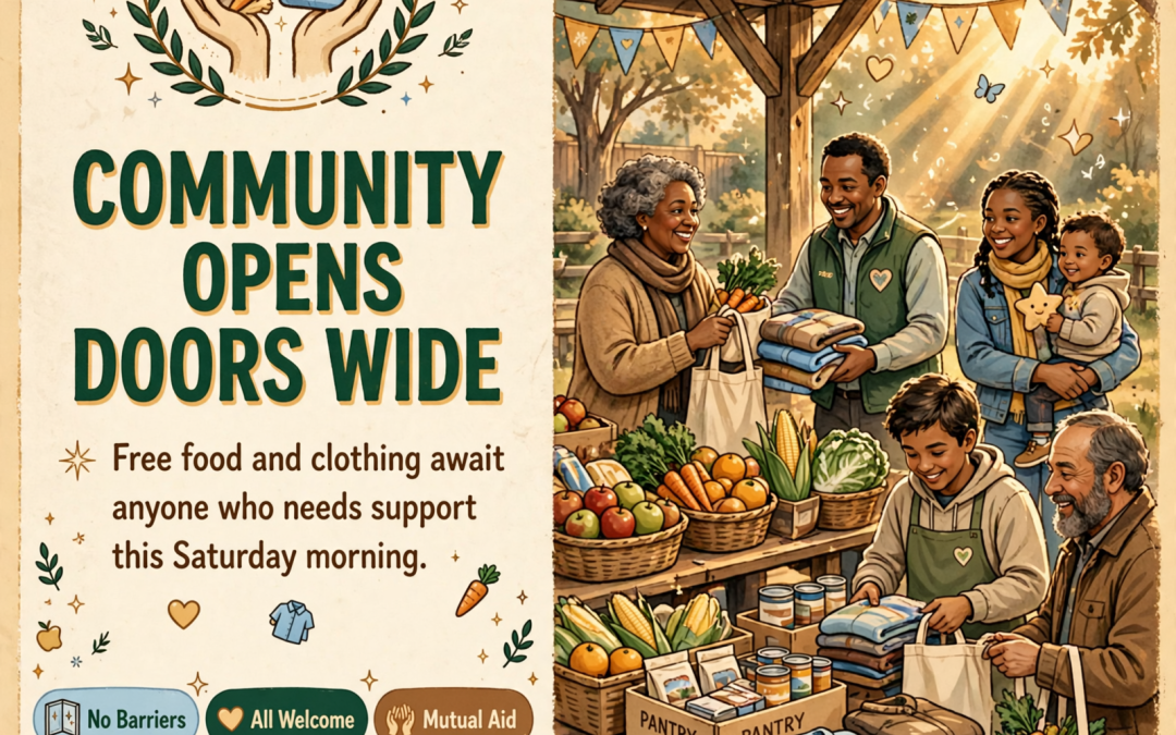 🍽️ Free Food and Clothing Giveaway in Sparta – Saturday, September 26th