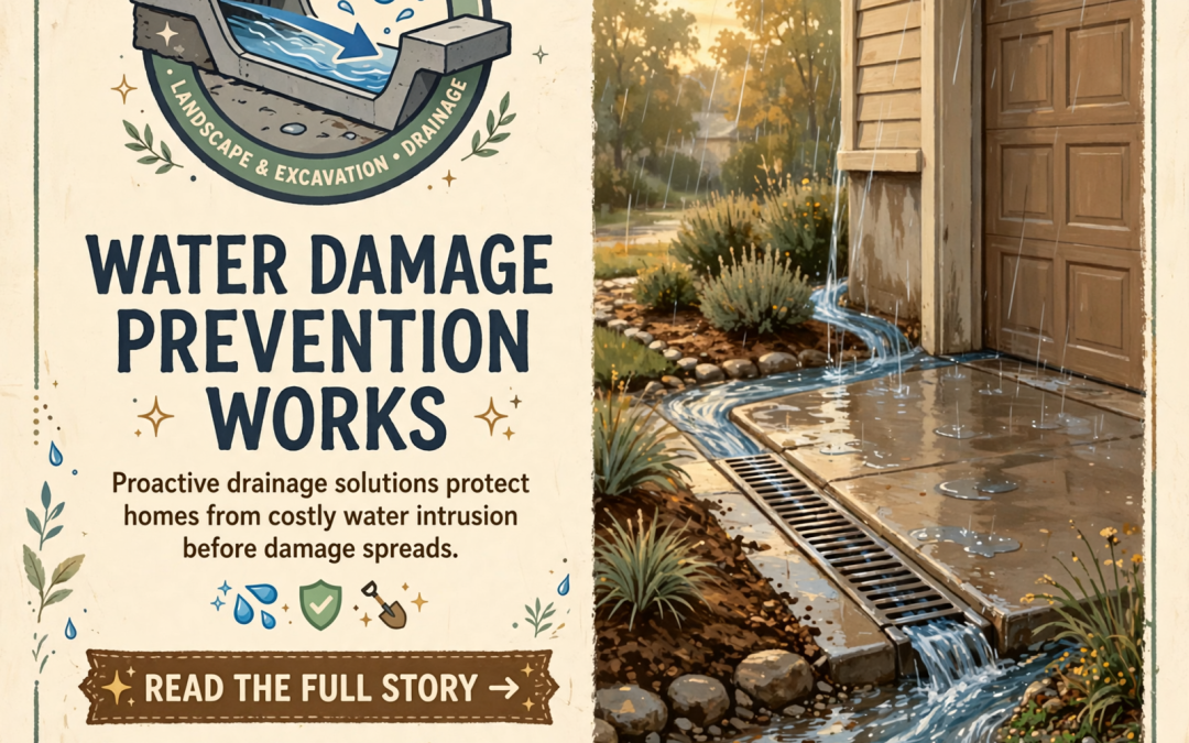 🚰 Channel Drains Protect Georgia Home From Water Damage – Local Excavation Expertise in Action