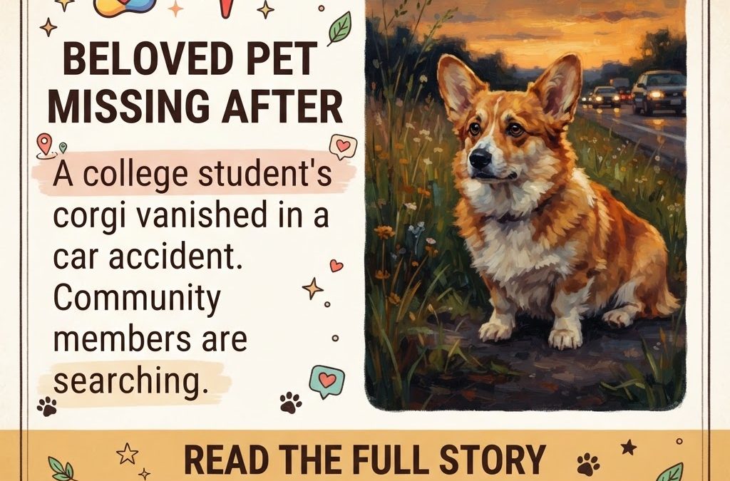 🐕 Lost Corgi After Car Accident – Community Search Underway