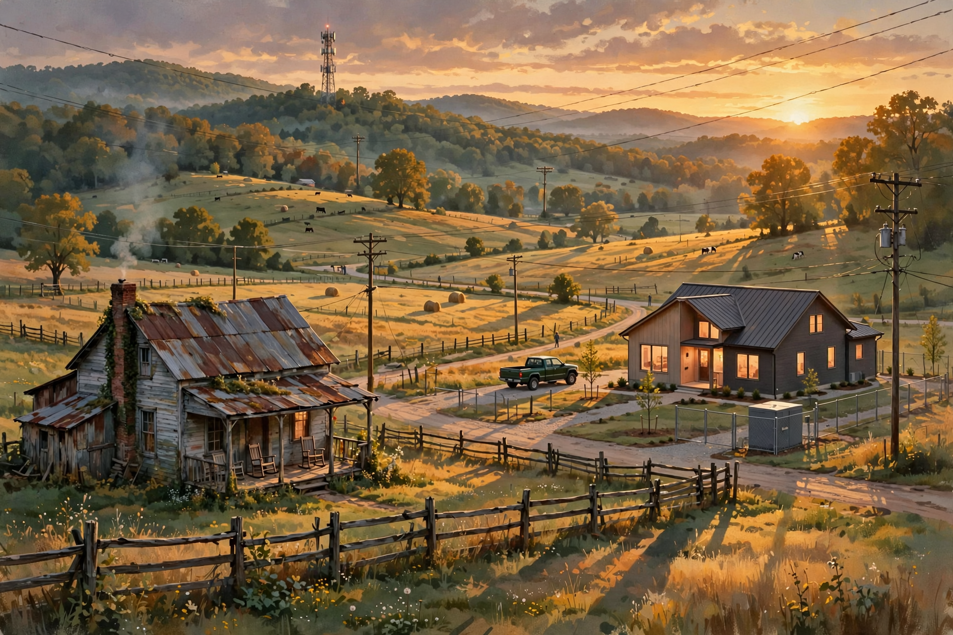 Illustration for 🏡 The Question Isn't Whether Rural Communities Will Change