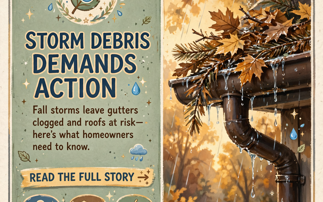 🌧️ Storm Cleanup Services Available as Fall Weather Brings Debris to Local Properties
