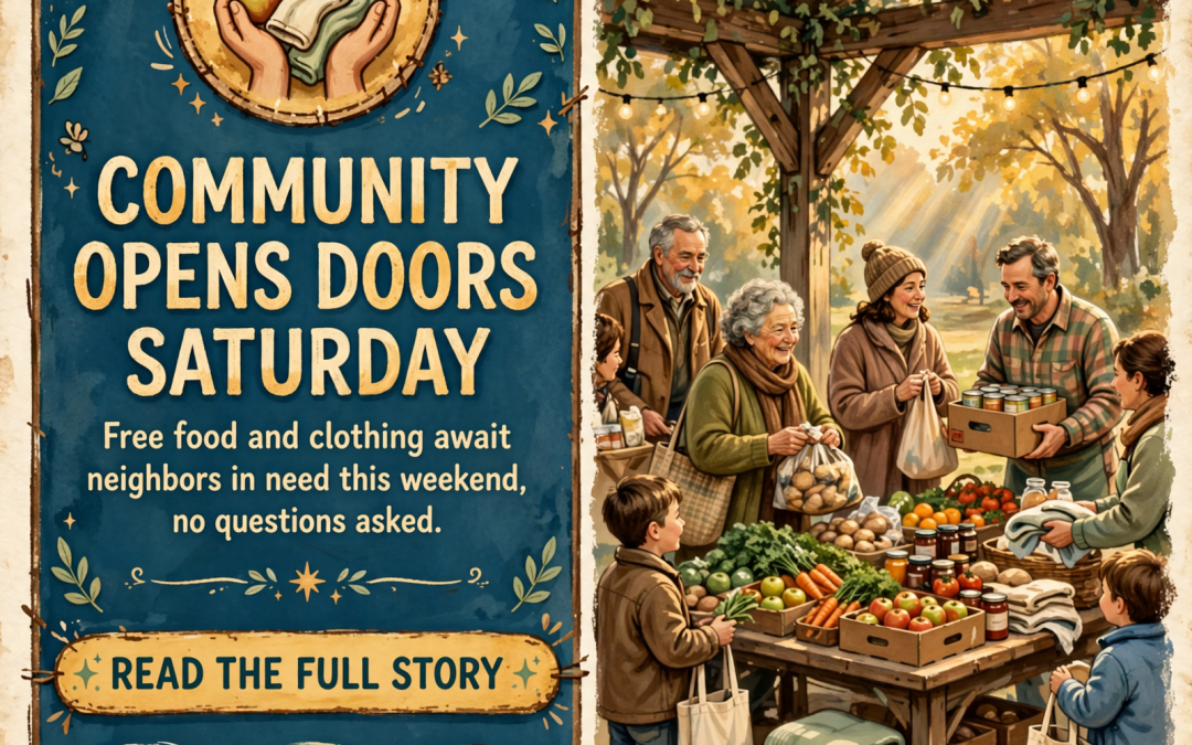🍲 Free Food and Clothing Giveaway in Sparta – Saturday, September 12th