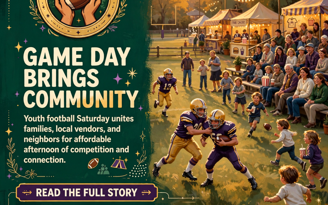 🏈 Youth Football Game Day This Saturday – Full Schedule, Vendors, and What to Know