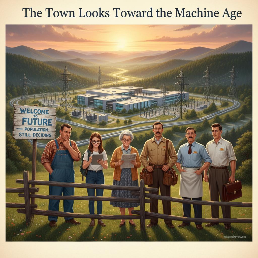 The Town Looks Toward the Machine Age