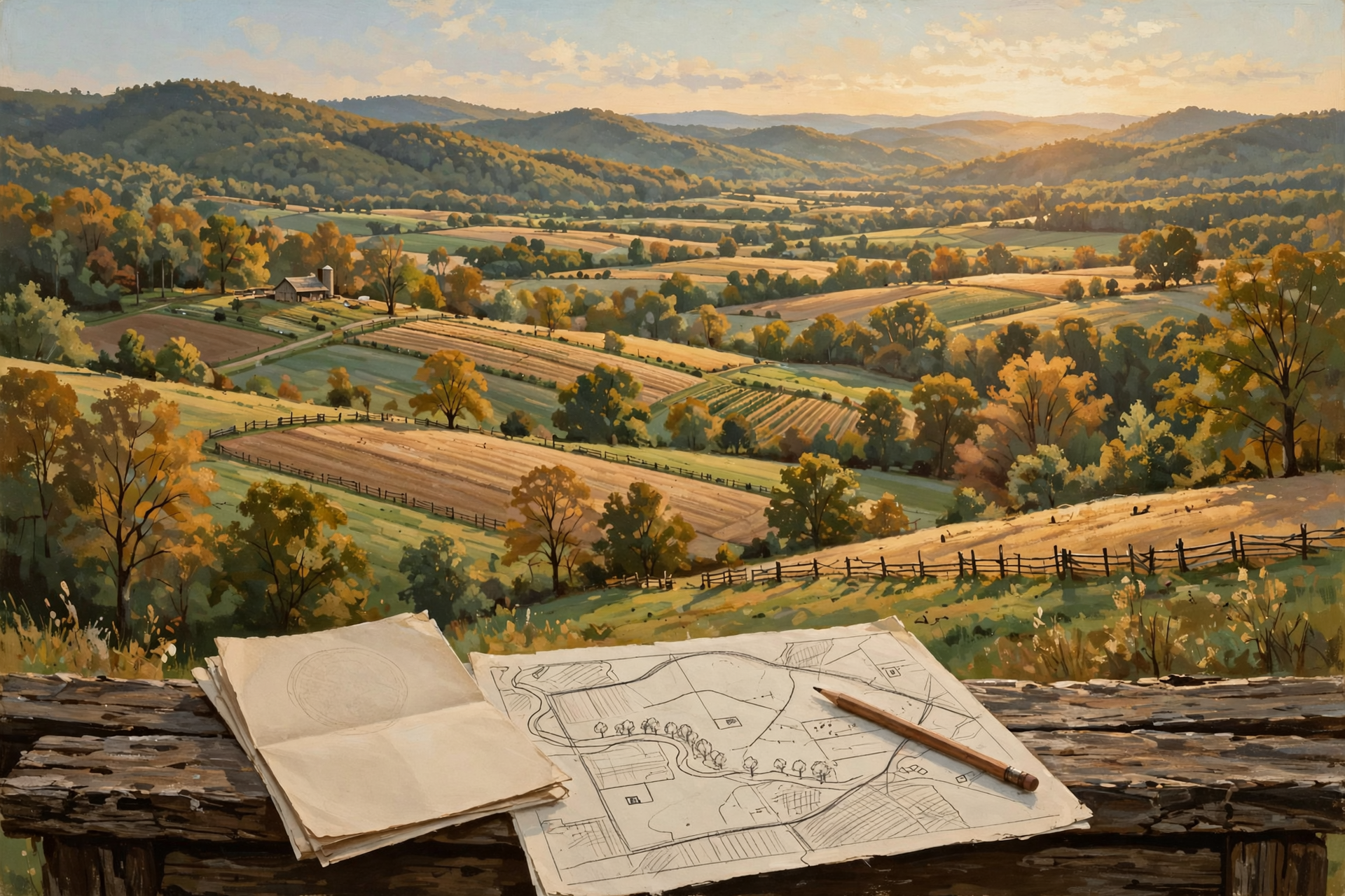 Illustration for 🌾 Greenbelt for Valley Acreage: Use-Value Taxes, March 15 Deadline