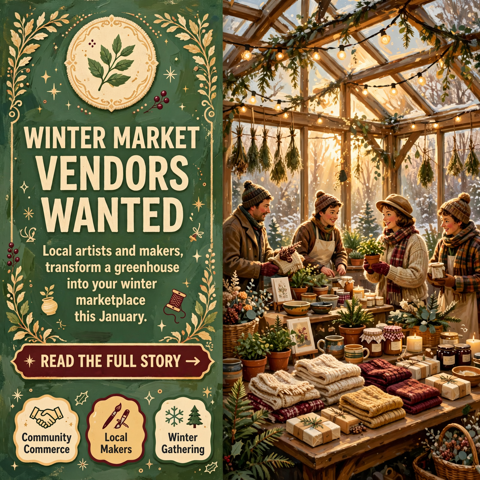 🌿 Winter Market Vendors Wanted at The Barn Nursery Greenhouse in Chattanooga ❄️ — Featured Image Featured image for "🌿 Winter Market Vendors Wanted at The Barn Nursery Greenhouse in Chattanooga ❄️"