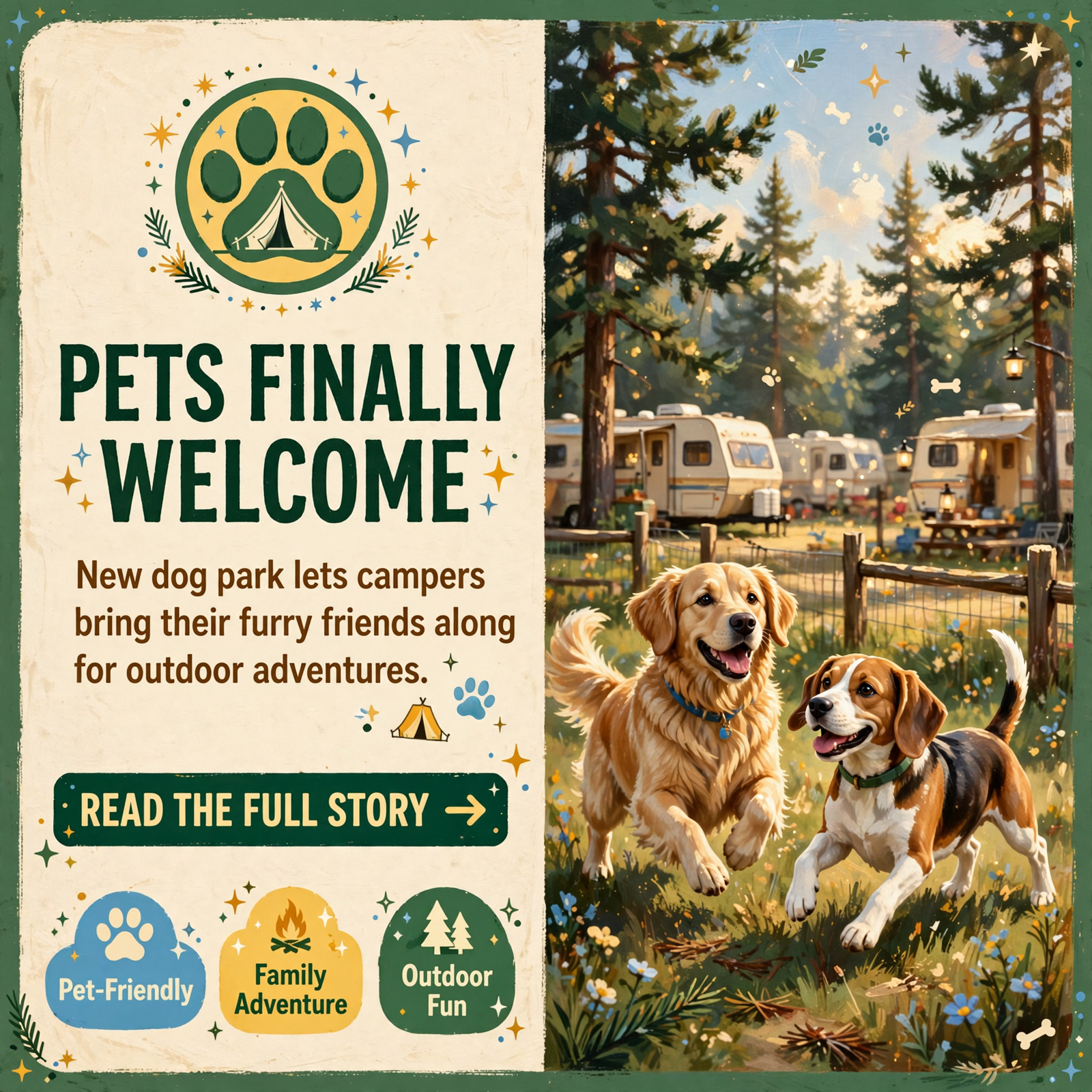 Featured image for "🐕 Mountain Glen RV Park Opens New Dog Park for Campers and Their Pets in Pikeville"