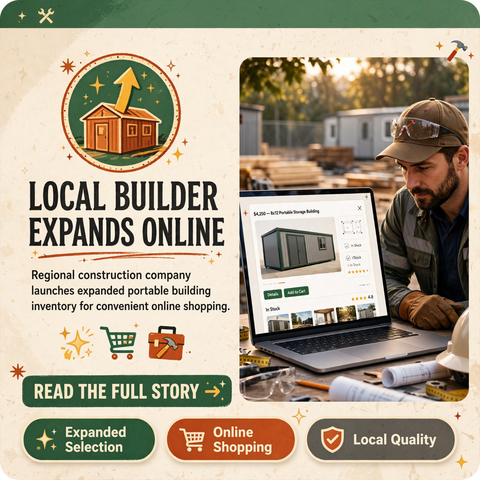 Featured image for "🏗️ Mountain View Barns of Dunlap Adds New Inventory Online"