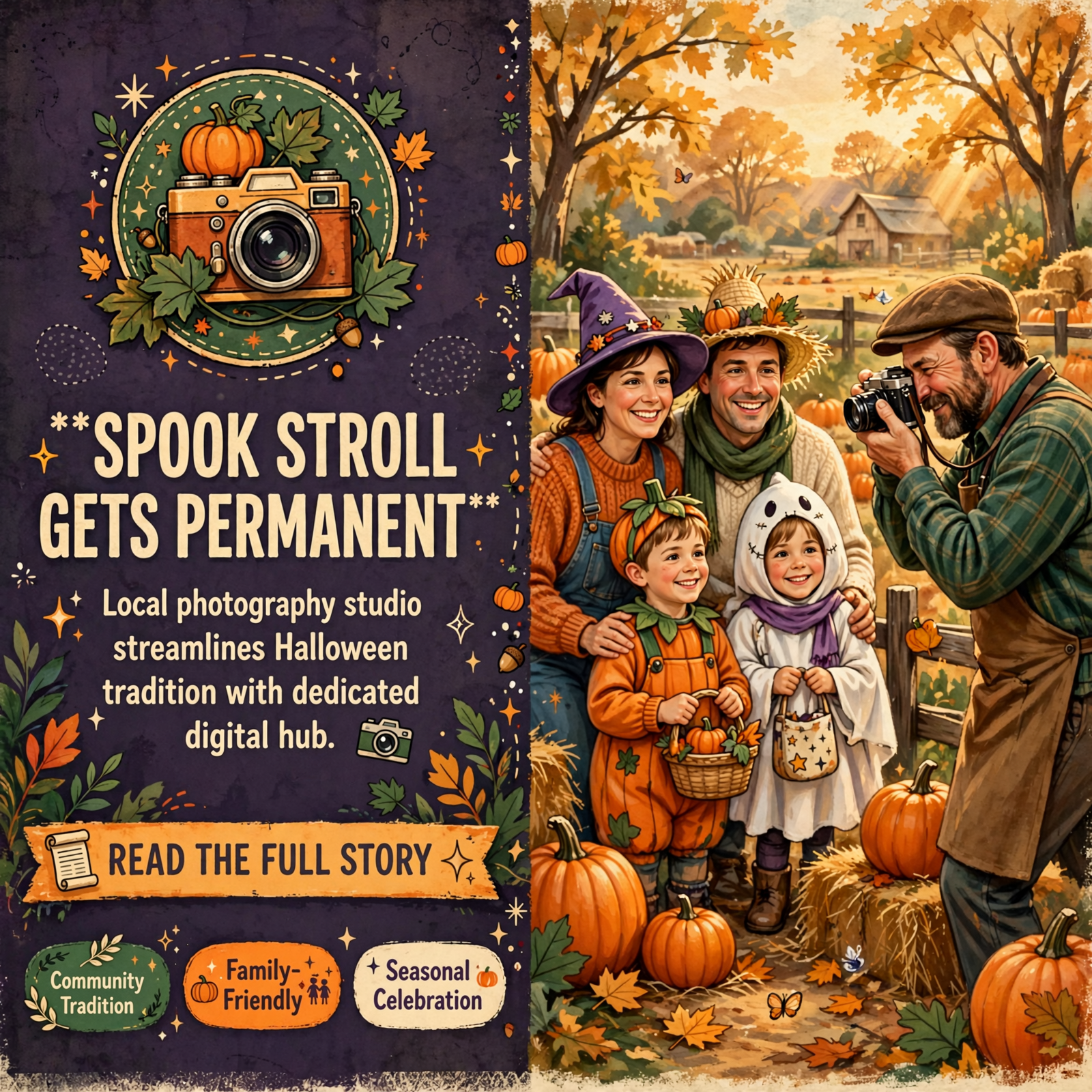 Featured image for "🎃 Castleberry Photography Launches Dedicated Spook Stroll Hub"