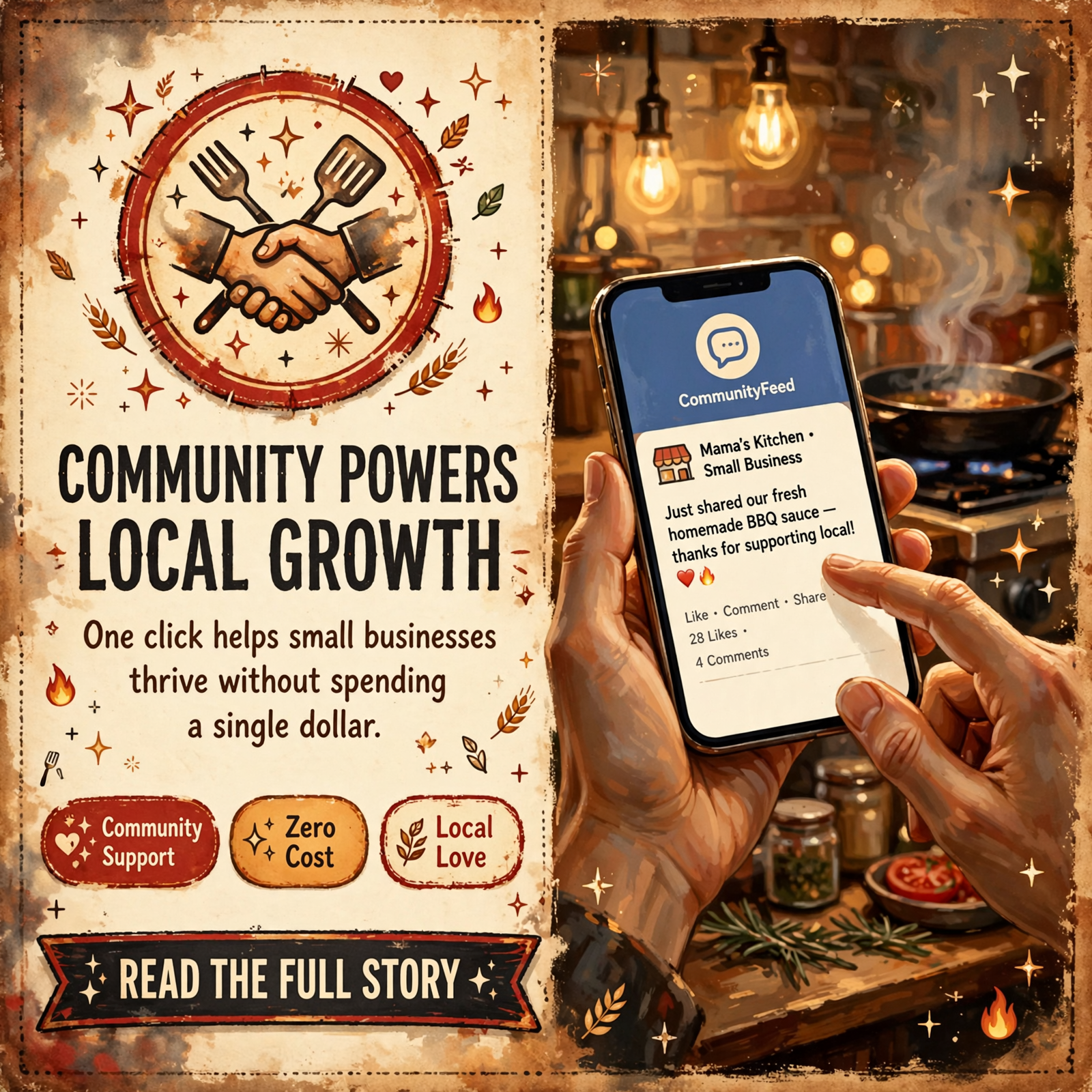 Featured image for "🍖 Big Man's Meat Shack Asks Community for Free Social Media Support"