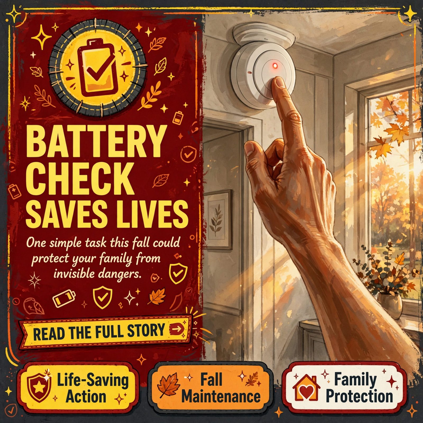 Featured image for "🔋 Fall Safety Reminder: Check Your CO and Fire Detector Batteries Now"