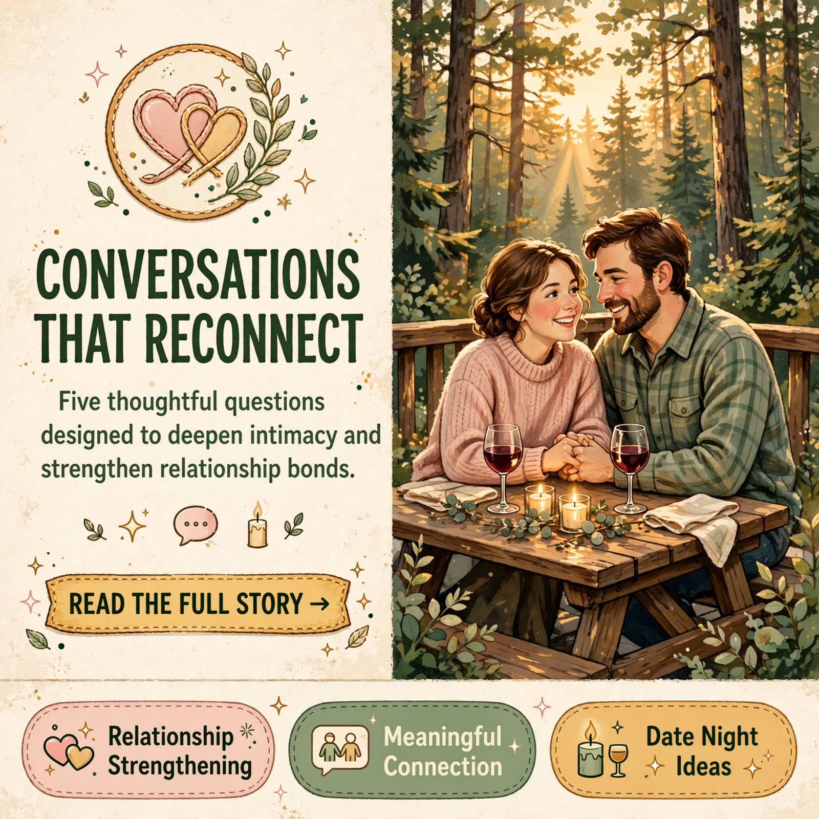 π Five Conversation Starters for Your Next Date Night β Featured Image Featured image for "π Five Conversation Starters for Your Next Date Night"