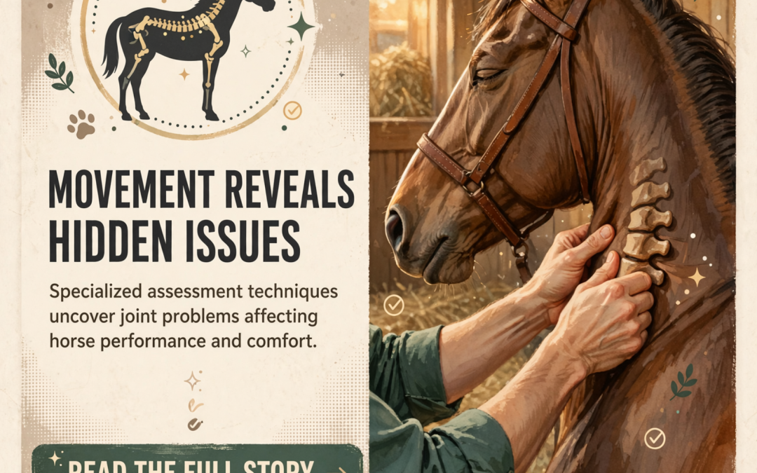 🐴 Equine Chiropractic Care: How Movement Assessment Reveals Hidden Joint Issues